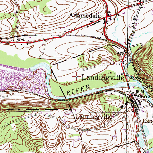 Topographic Map of State Game Lands Number 286, PA