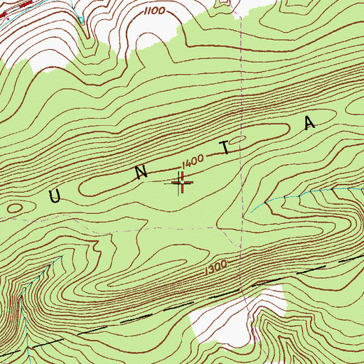 Topographic Map of State Game Lands Number 222, PA