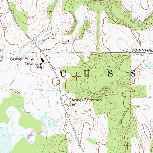 Topographic Map of State Game Lands Number 269, PA