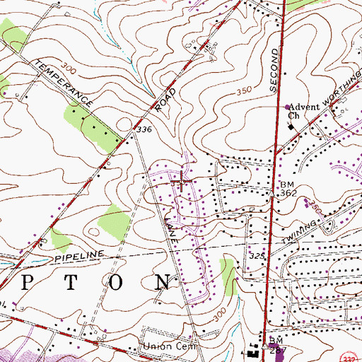 Topographic Map of West View, PA