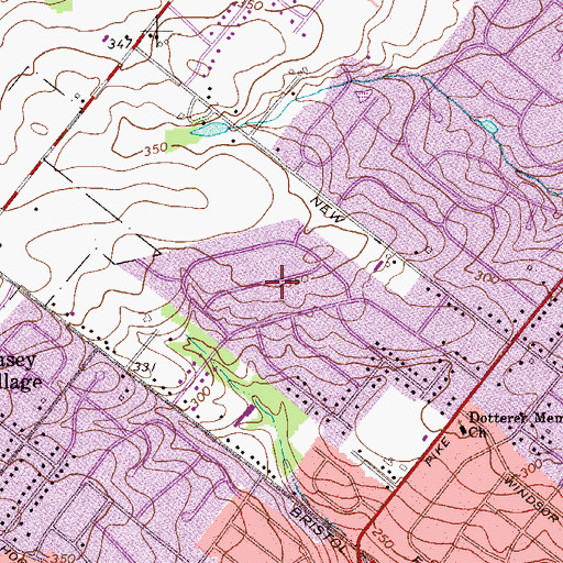 Topographic Map of Orchard Hill, PA