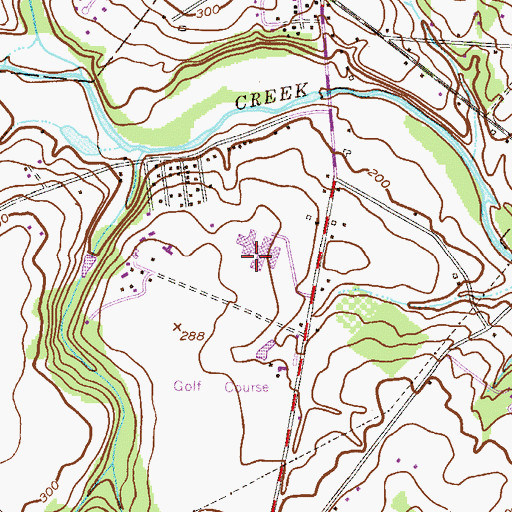 Topographic Map of MIddle Bucks Institute of Technology, PA