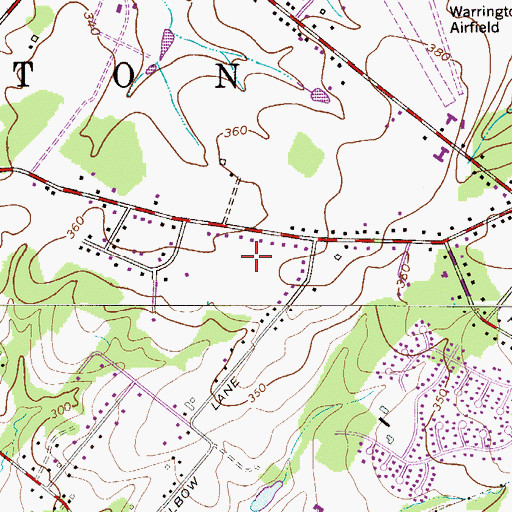 Topographic Map of Doylestown Industrial Park, PA