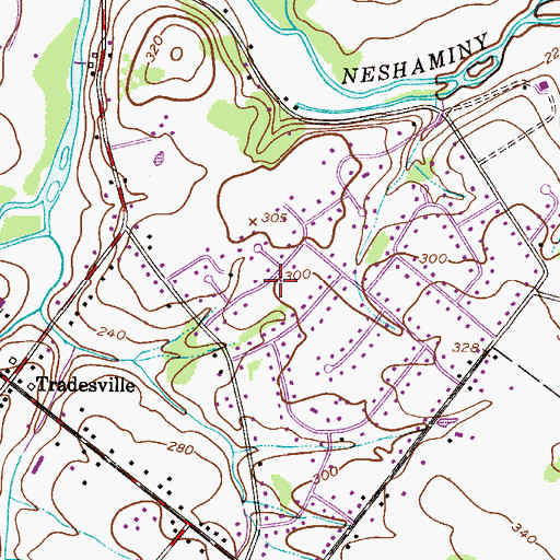 Topographic Map of Springdale, PA