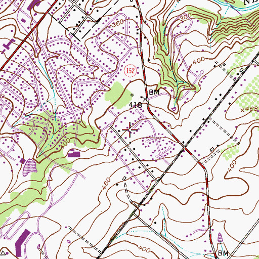 Topographic Map of Stoler Heights, PA