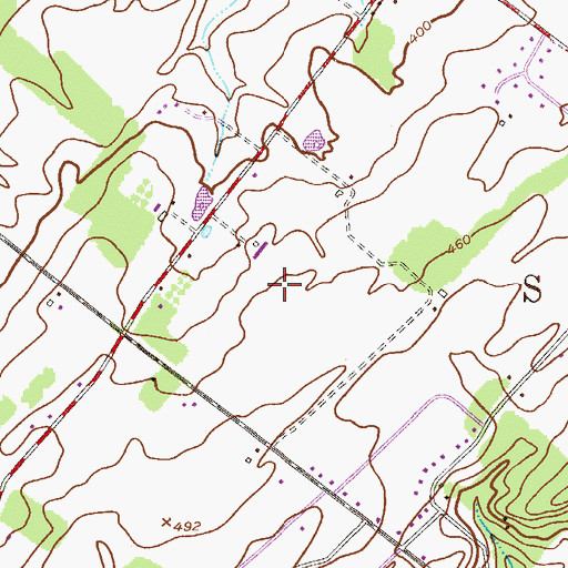 Topographic Map of Solebury Farms Estates, PA