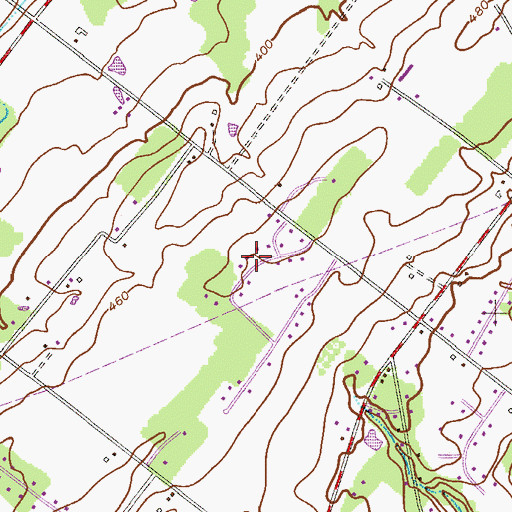 Topographic Map of Pheasant Ridge, PA