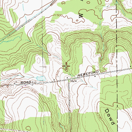Topographic Map of State Game Lands Number 263, PA