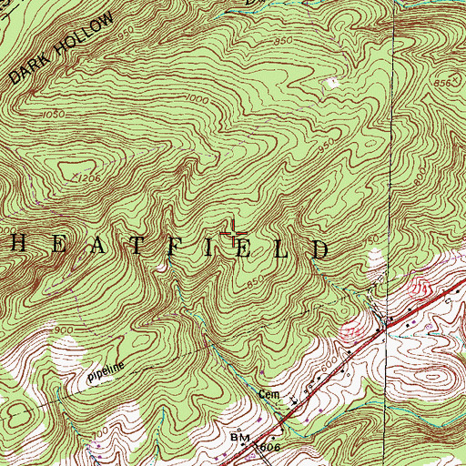Topographic Map of State Game Lands Number 256, PA