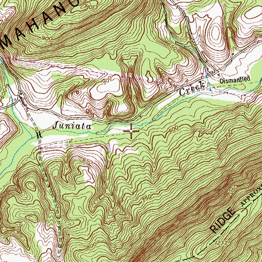 Topographic Map of Little Juniata Park, PA