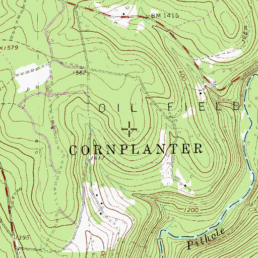 Topographic Map of State Game Lands Number 253, PA