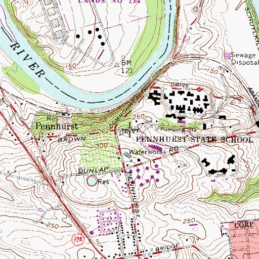 Topographic Map of State Game Lands Number 234, PA