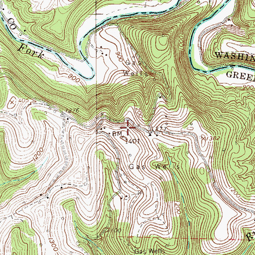 Topographic Map of State Game Lands Number 302, PA