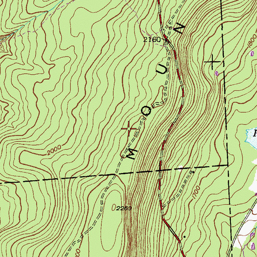 Topographic Map of Pennsylvania State Police Tower, PA