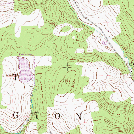 Topographic Map of State Game Lands Number 289, PA