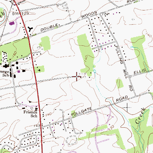 Topographic Map of Summit Trace, PA