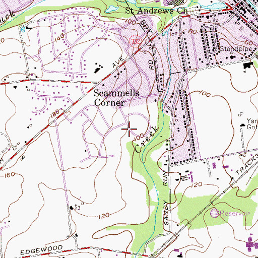 Topographic Map of Yardley Hunt, PA