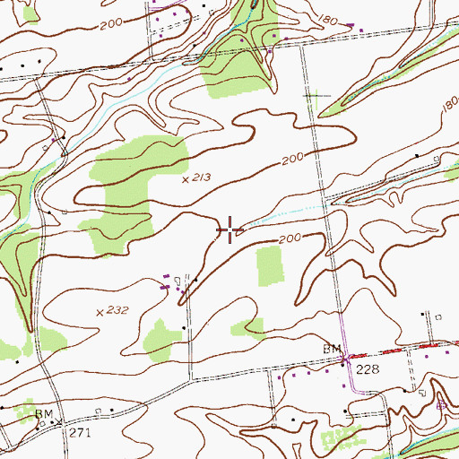 Topographic Map of Timber Ridge, PA