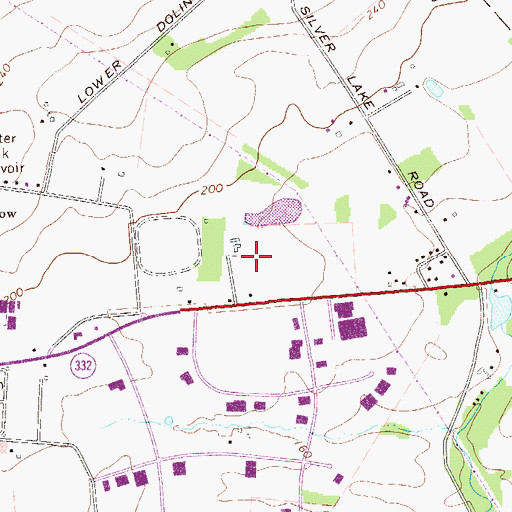 Topographic Map of Headley Trace, PA
