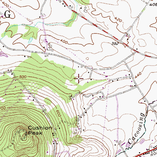 Topographic Map of State Game Lands Number 274, PA