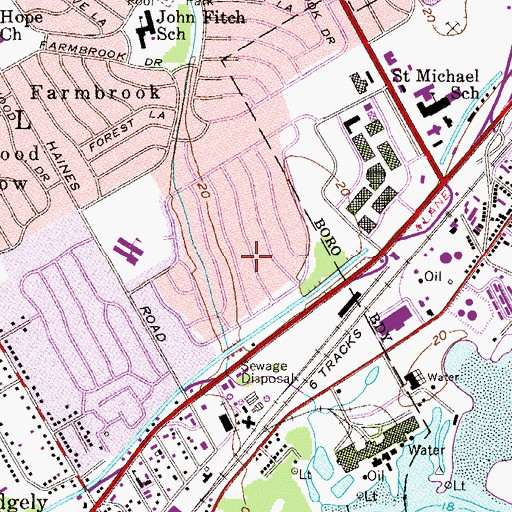 Topographic Map of Kenwood, PA