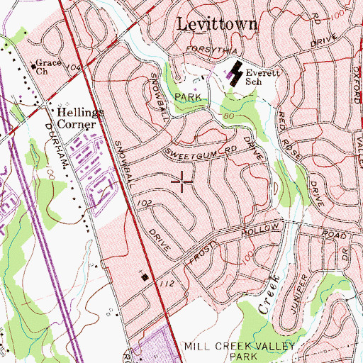 Topographic Map of Snowball Gate, PA
