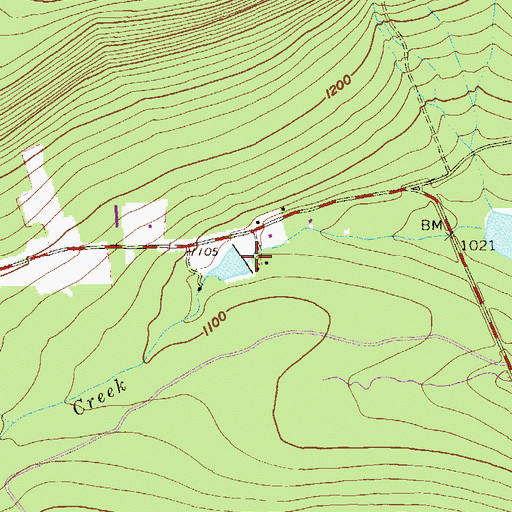 Topographic Map of Christman Dam, PA