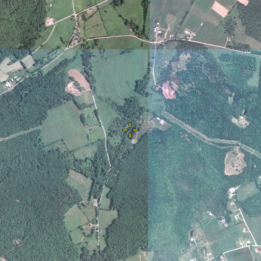 Aerial/Satellite Image of Brown Dam, PA