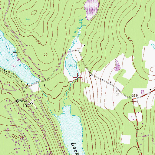 Topographic Map of Herrman Dam, PA