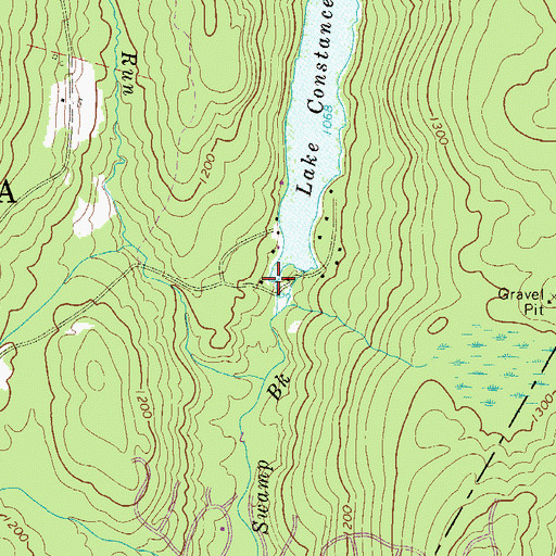 Topographic Map of Trimpi Pond Dam, PA