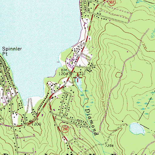 Topographic Map of Seely Dam, PA