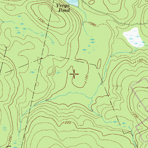 Topographic Map of Phillips Dam, PA