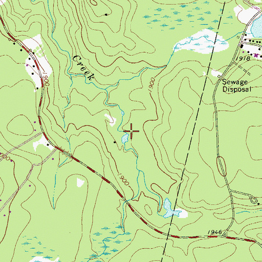 Topographic Map of Barclay White Dam, PA