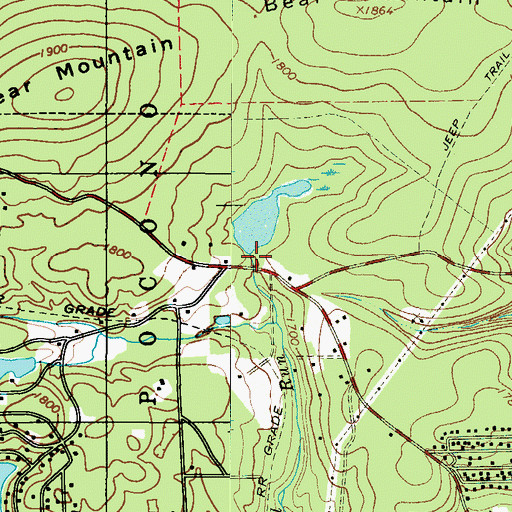 Topographic Map of Wilson Dam, PA