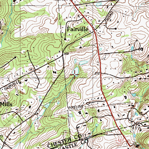 Topographic Map of Lower Dam, PA
