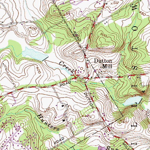 Topographic Map of Sinkler Dam, PA