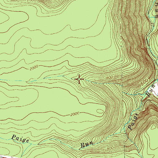 Topographic Map of Quehanna Wild Area, PA