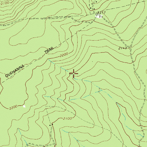 Topographic Map of Marion Brooks Natural Area, PA