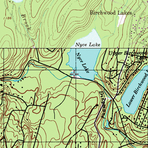 Topographic Map of Nichecronk Brook, PA