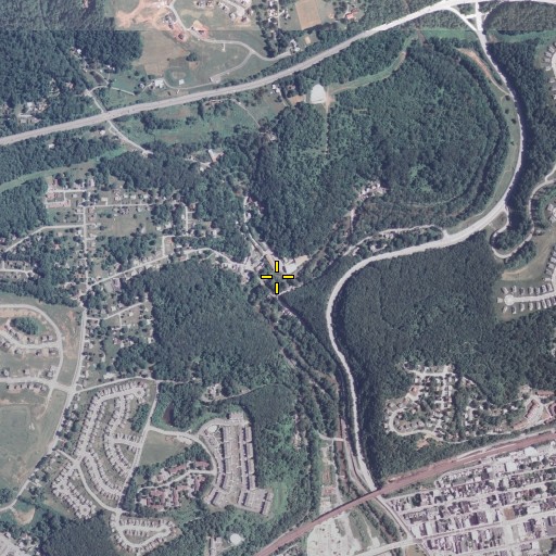 Aerial/Satellite Image of Rock Run, PA