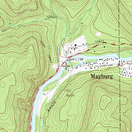 Topographic Map of Bobbs Creek, PA
