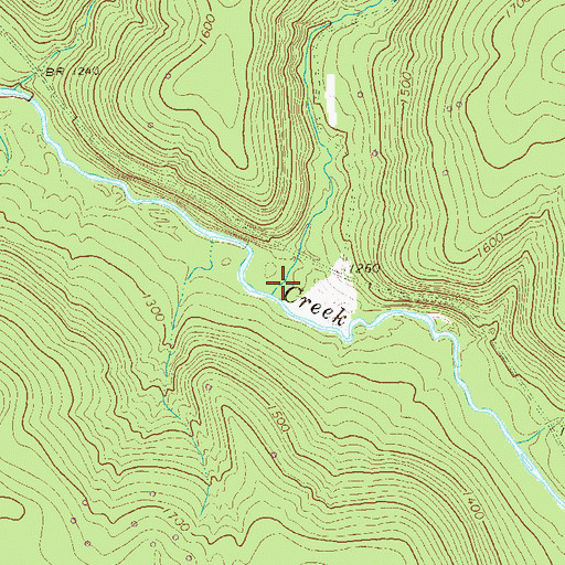 Topographic Map of Fourmile Run, PA