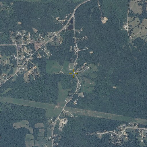 Aerial/Satellite Image of Johnson Spring, AL