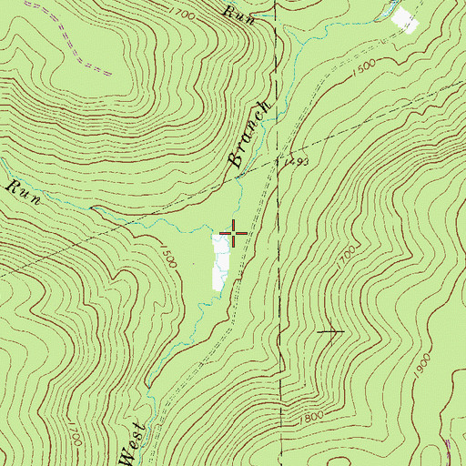 Topographic Map of Jones Run, PA