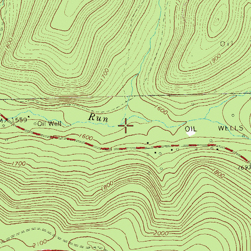 Topographic Map of Linn Brook, PA