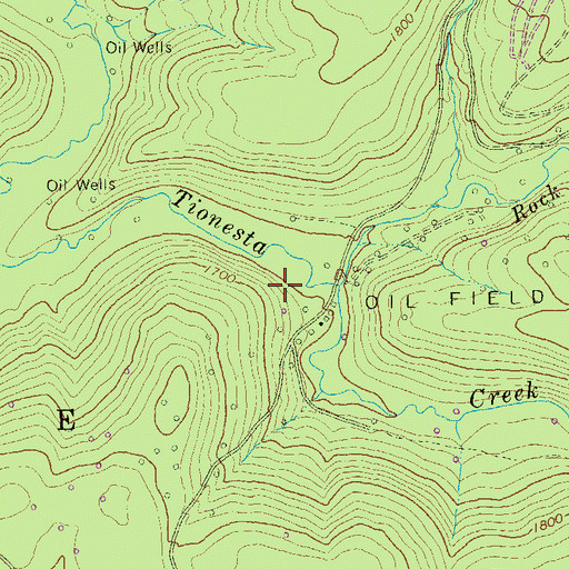 Topographic Map of Rock Run, PA