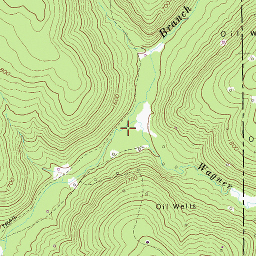 Topographic Map of Wagner Run, PA