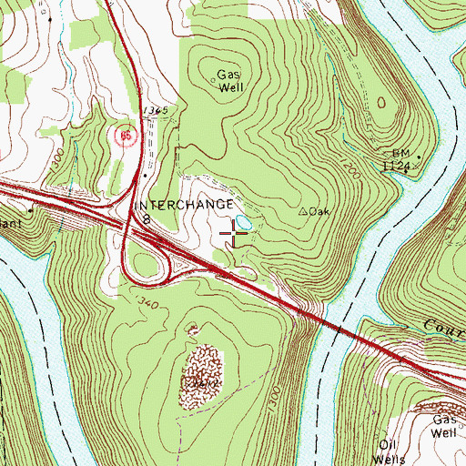 Topographic Map of Clarion County, PA