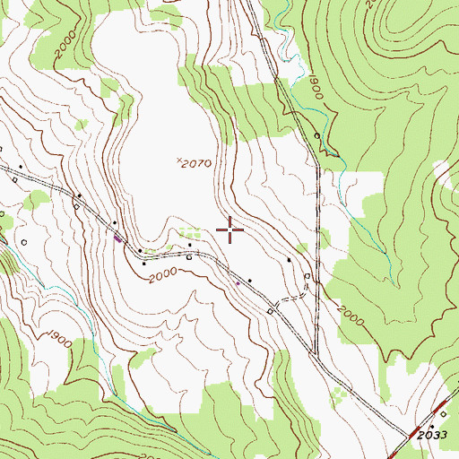 Topographic Map of Scandia Air Park, PA