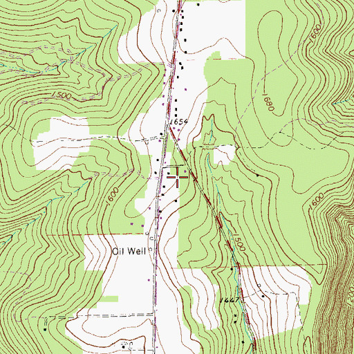 Topographic Map of Fleming Hill School, PA